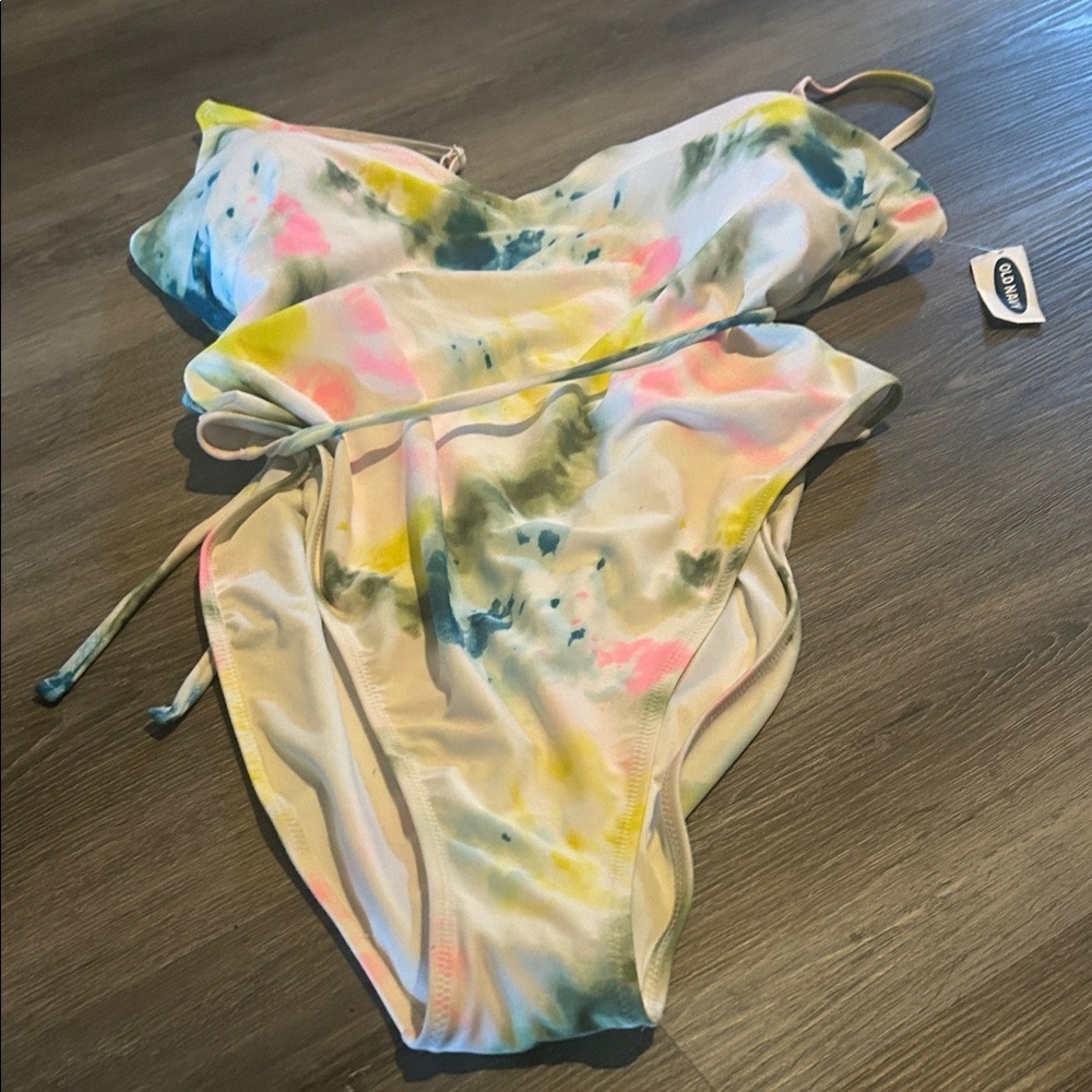 Old Navy Multicolor Tie-Dye Swimsuit